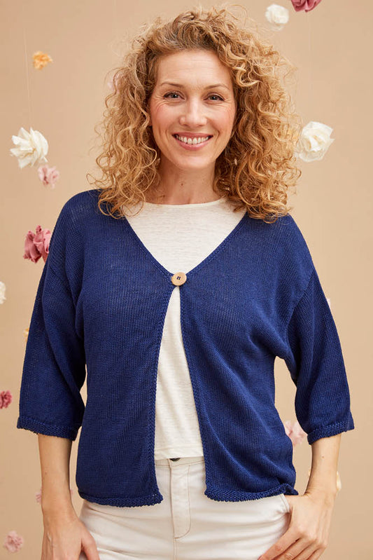Gilet en lin pour femme