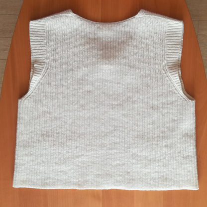 Gilet laine mérinos d'Arles sans manches