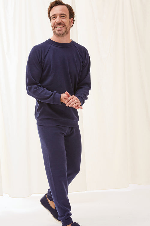 Pyjama laine mérinos homme