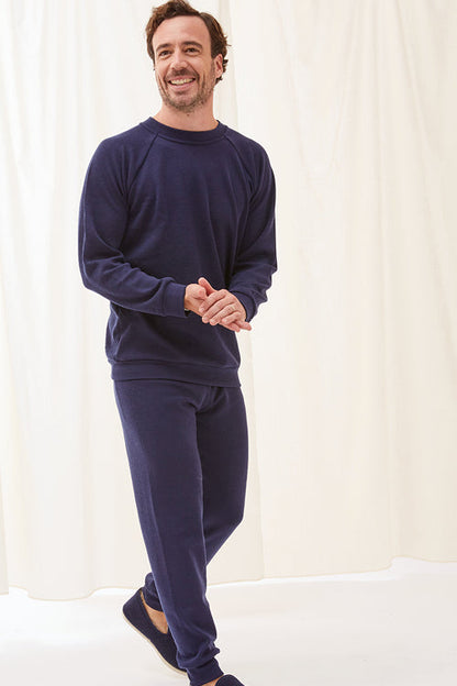 Pyjama laine mérinos homme