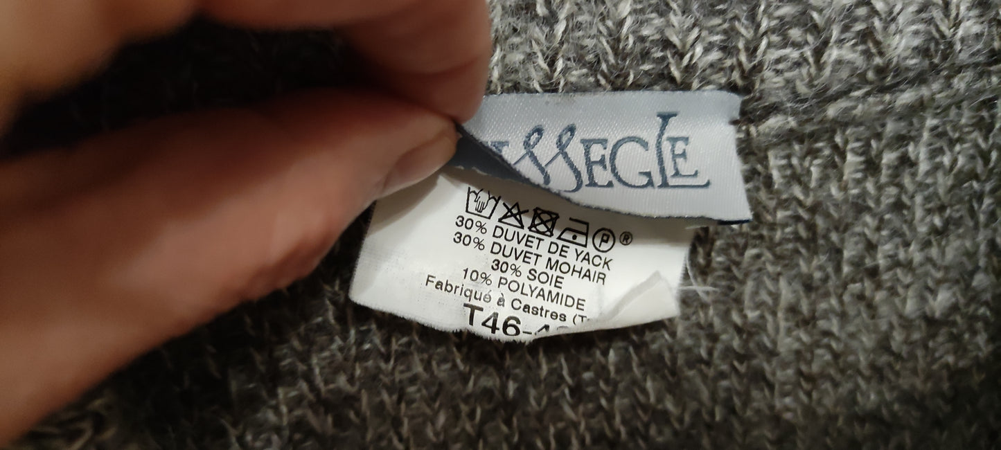 Blouson laine zippé femme