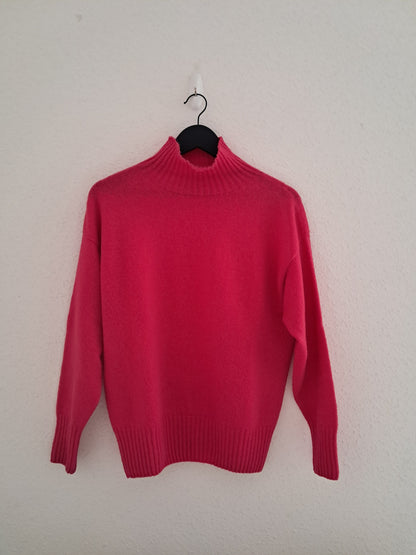 Pull laine recyclée col roulé Alice