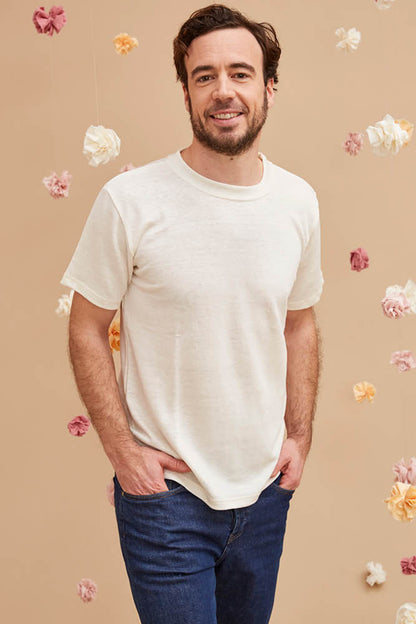 T-shirt en lin pour homme