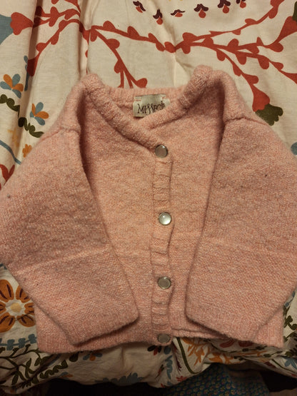 Pull de naissance Fille Mérinos