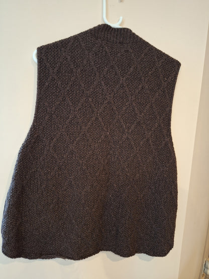 gilet sans manches yack-mérinos-soie
