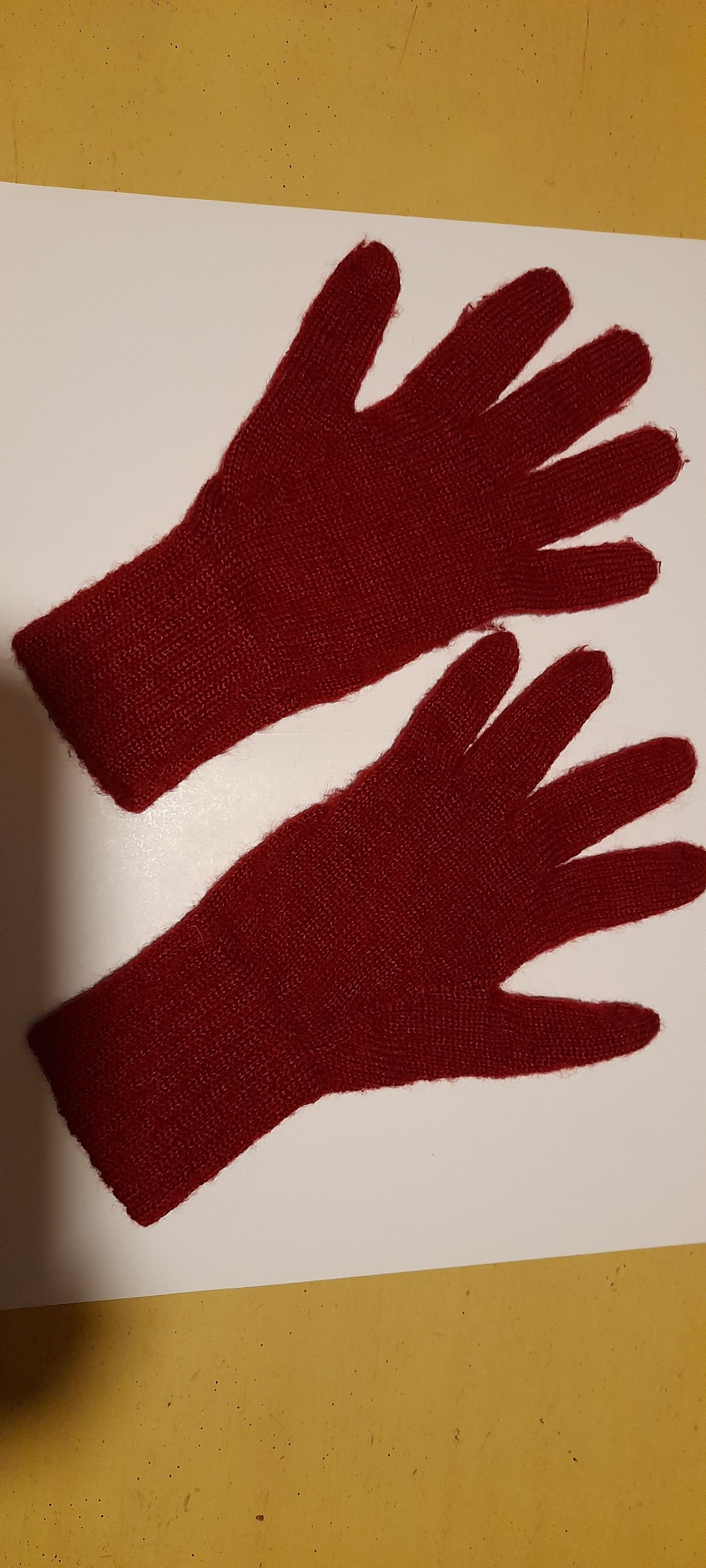 Gants laine mohair et soie pour femme