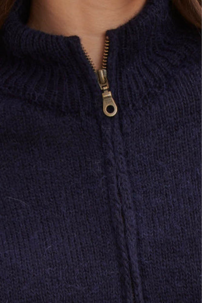 Gilet en laine alpaga pour femme