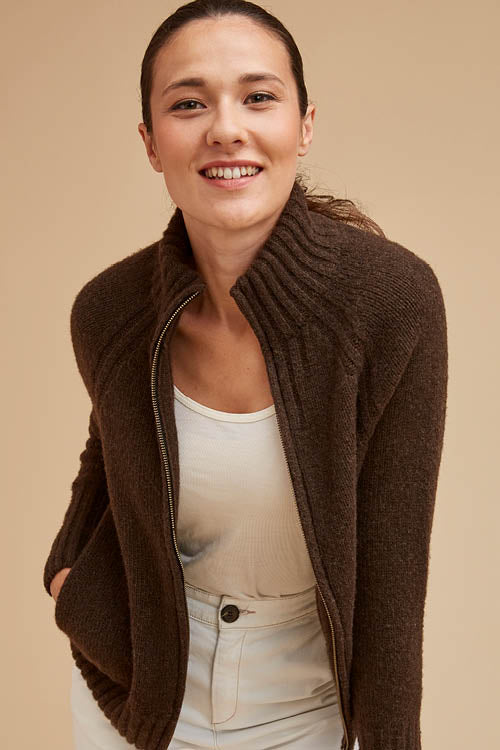 Veste laine yack pour femme