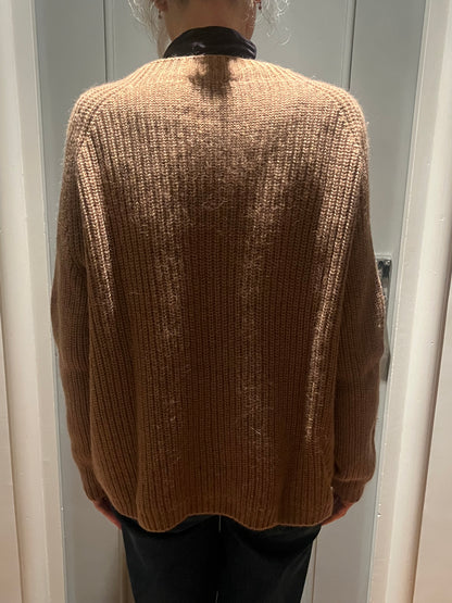 Grand pull laine de chameau femme