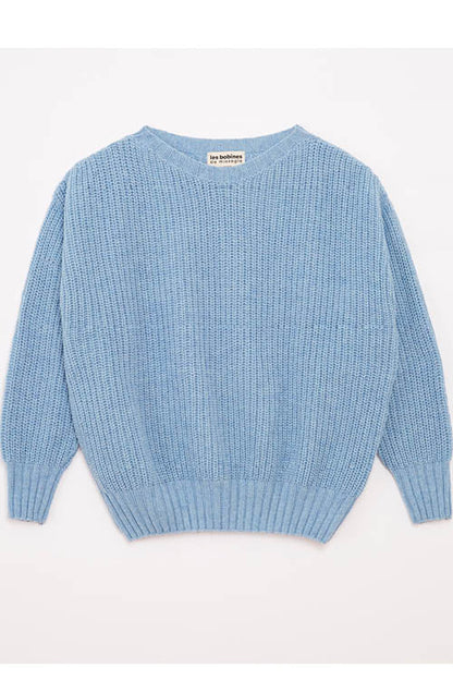 Pull col rond laine recyclée Emilie