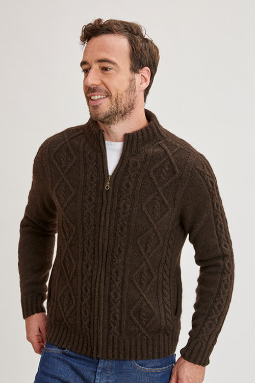 Veste laine yack pour homme