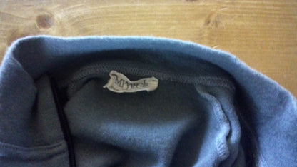 T-shirt laine mérinos col zippé pour femme