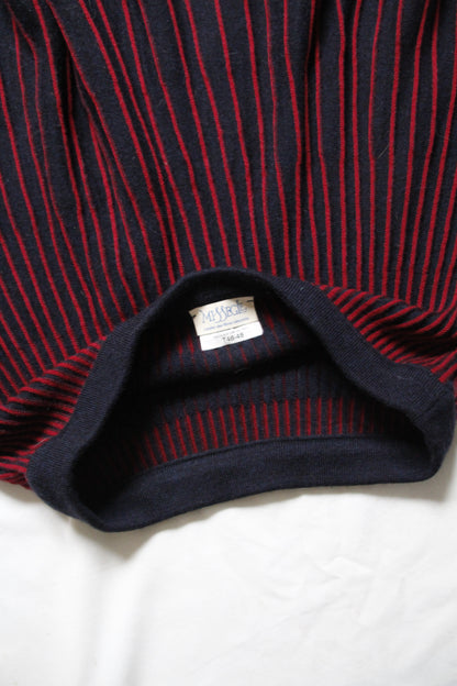 Jupe bleu marine et bordeaux