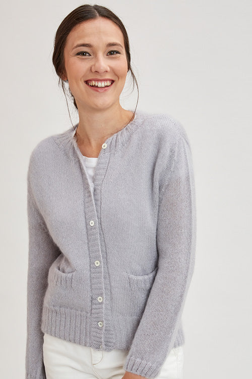 Gilet en laine à poches femme