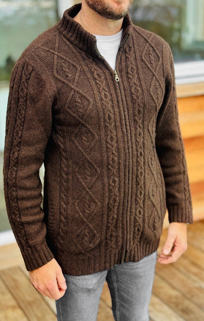 Veste laine yack pour homme