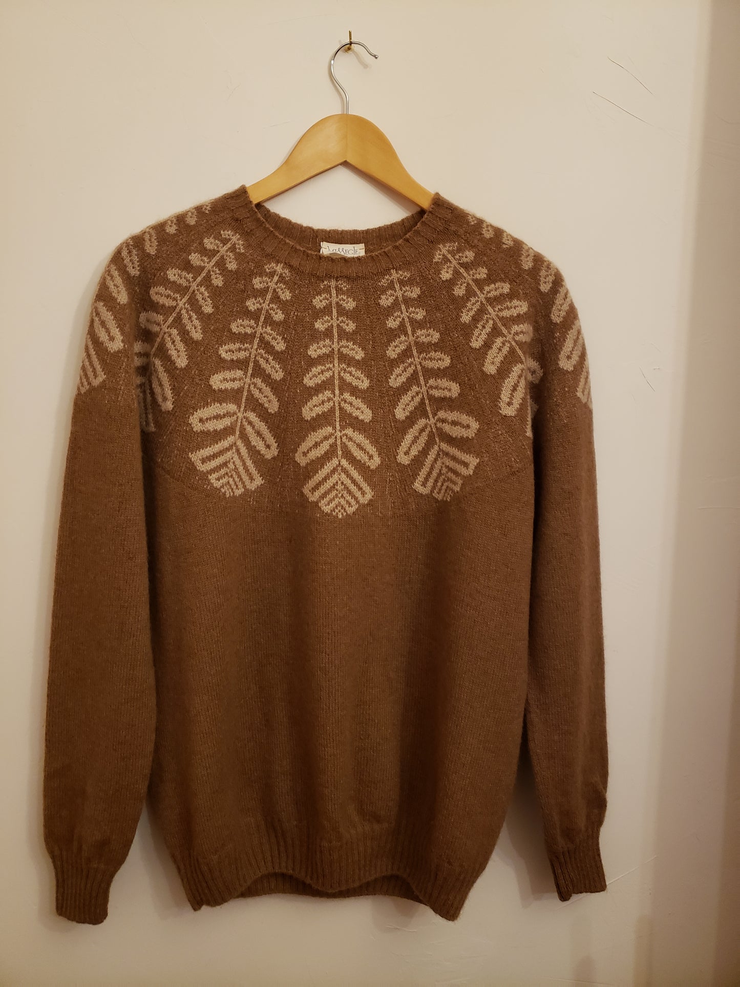 Pull en laine jacquard pour femme