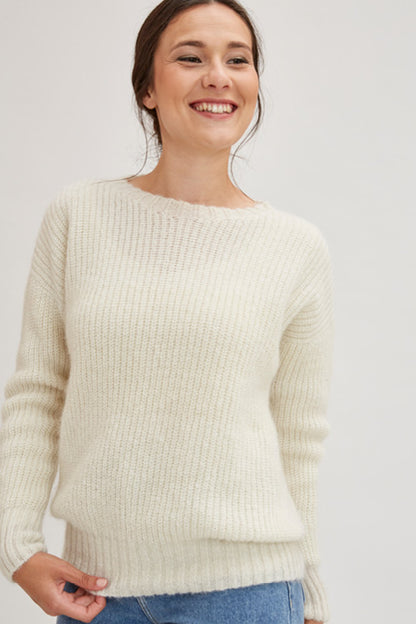 Pull écru