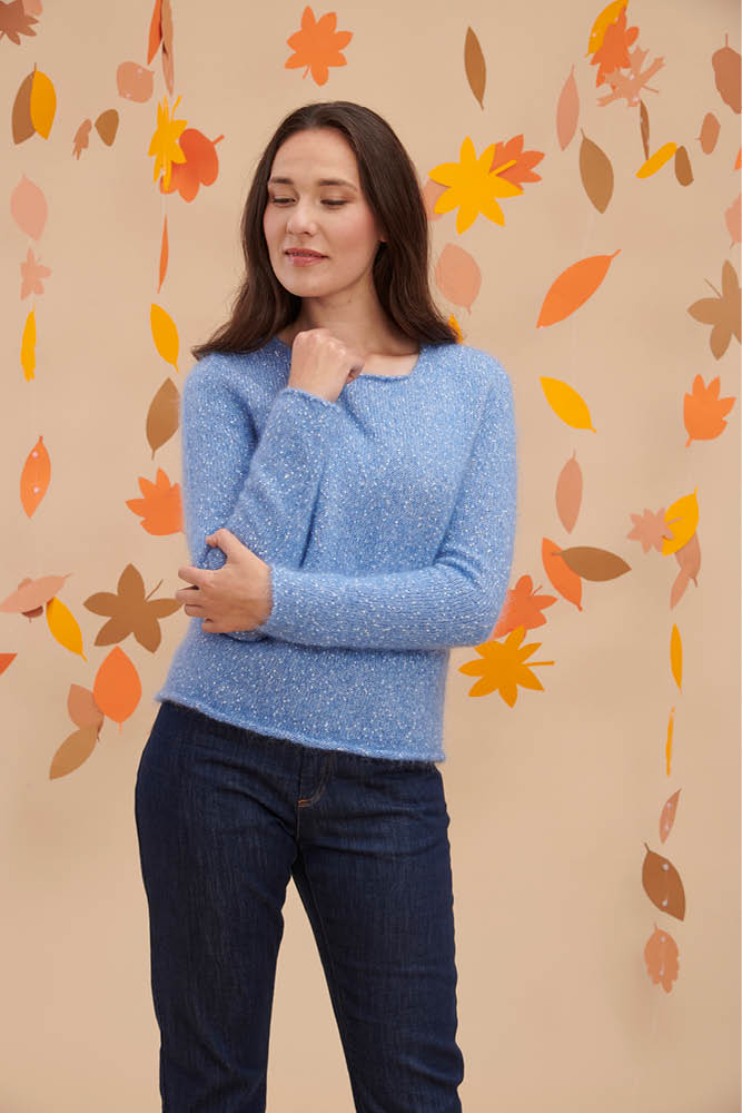 Pull en laine fantaisie