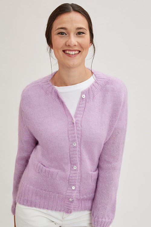 Gilet en laine à poches femme