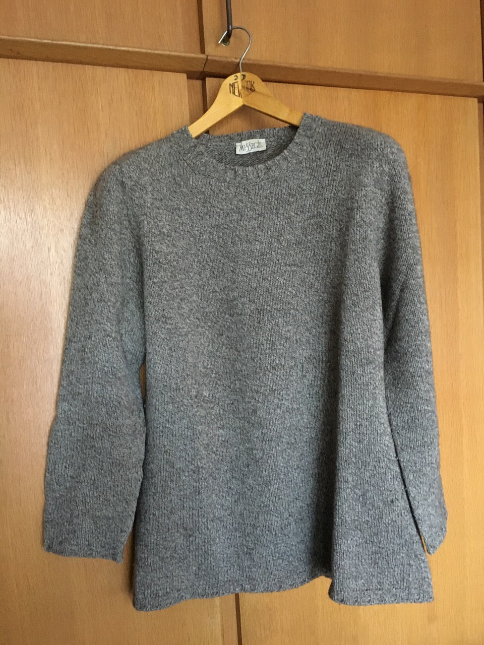 Pull col rond chiné poil de yack