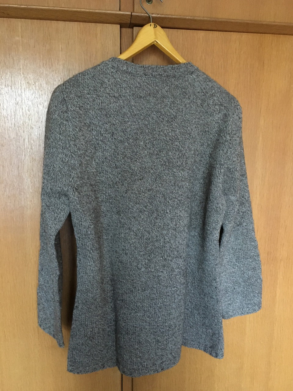 Pull col rond chiné poil de yack