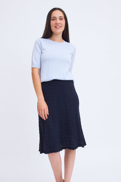 Jupe en laine mérinos