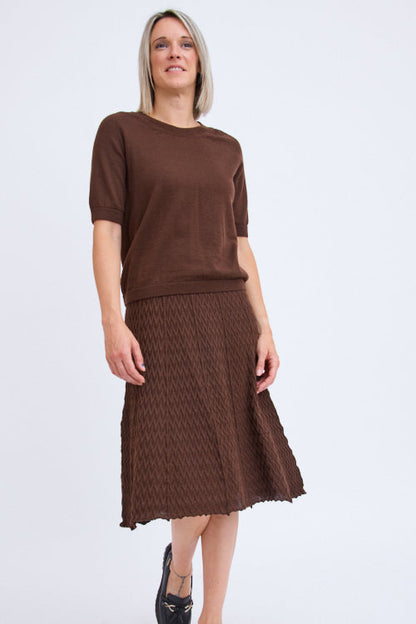 Jupe en laine mérinos