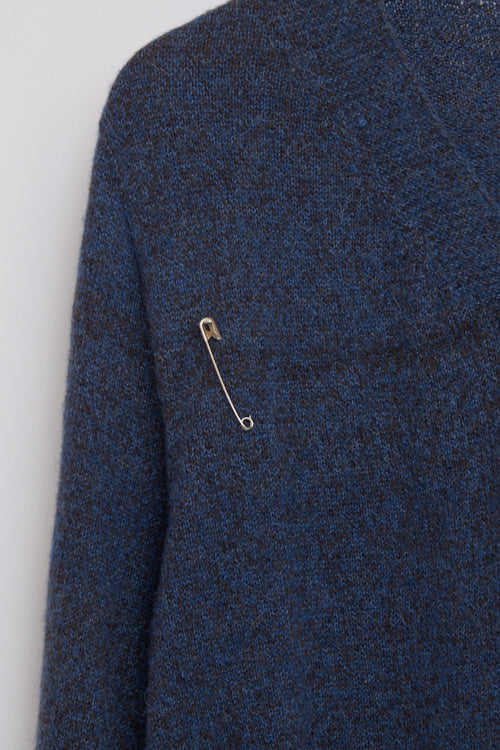 Pull en laine yack col V pour homme