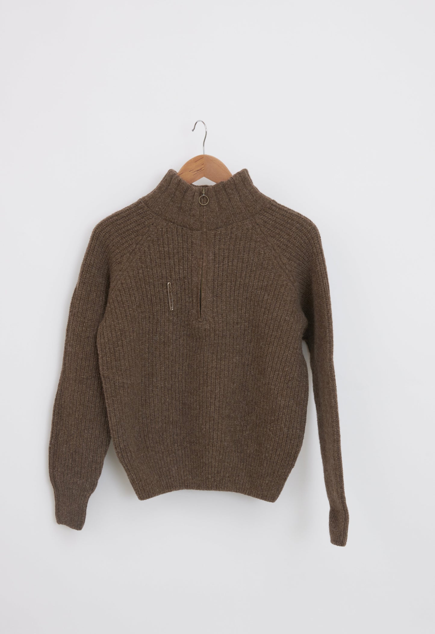 Pull en laine mérinos camionneur femme