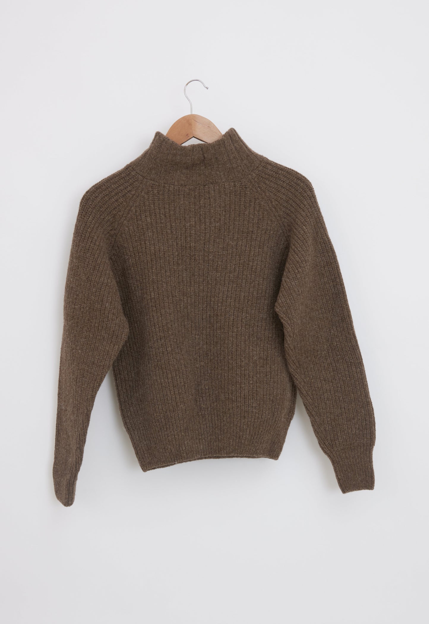 Pull en laine mérinos camionneur femme