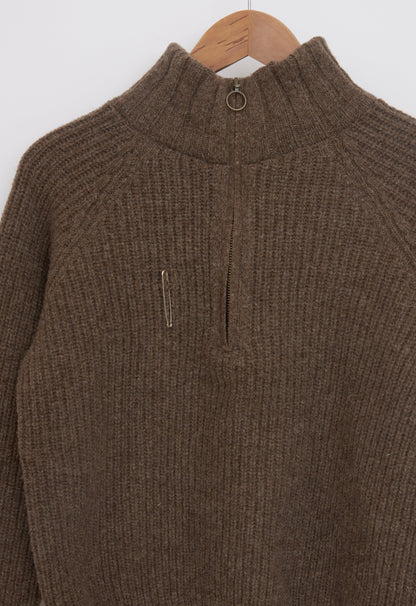 Pull en laine mérinos camionneur femme