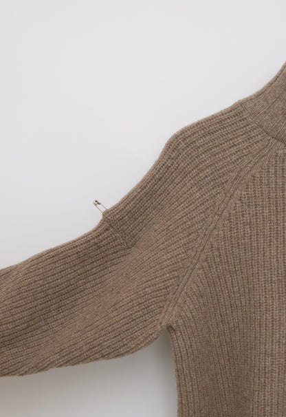 Pull en laine mérinos camionneur pour homme