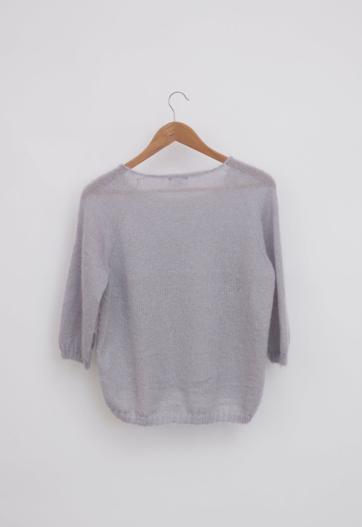 Pull laine ample mohair et soie pour femme