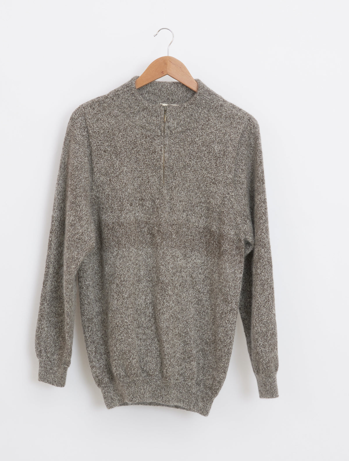 Pull en laine yack col cheminée pour homme