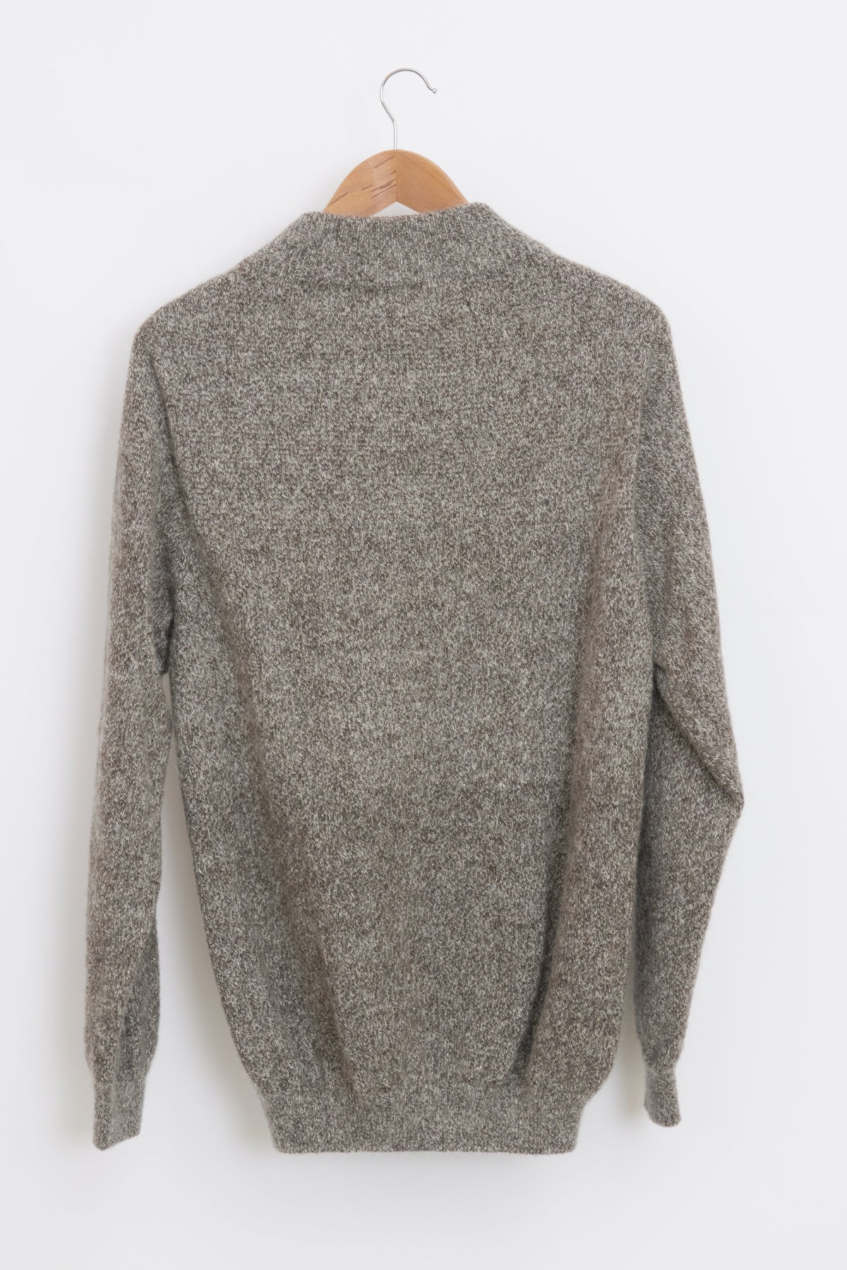 Pull en laine yack col cheminée pour homme