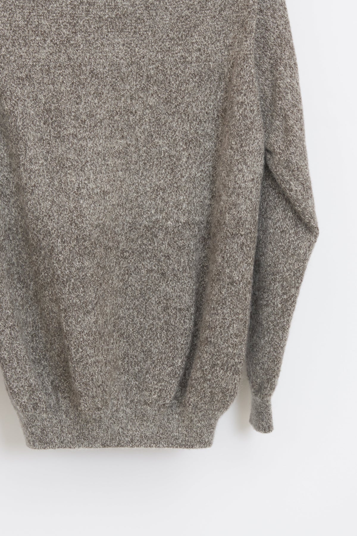 Pull en laine yack col cheminée pour homme