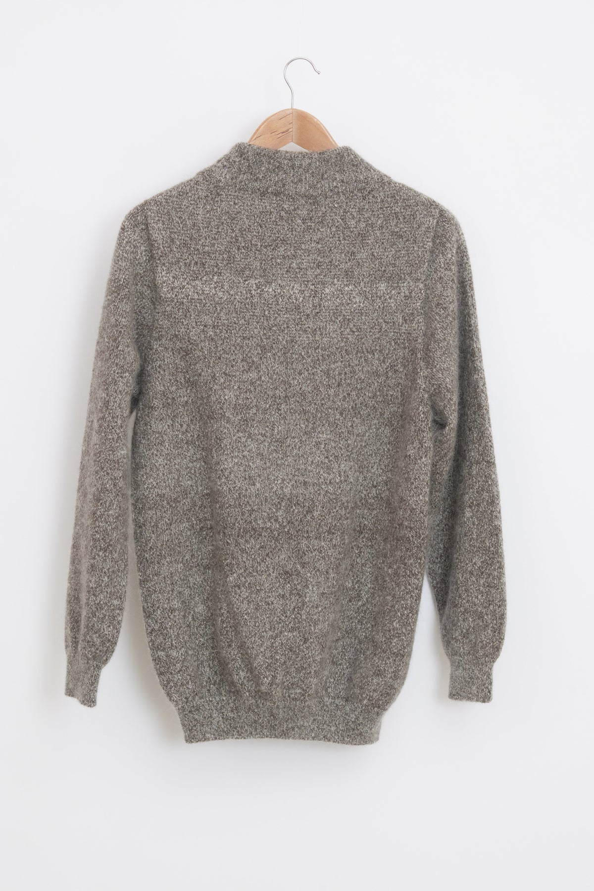 Pull en laine yack col cheminée pour homme