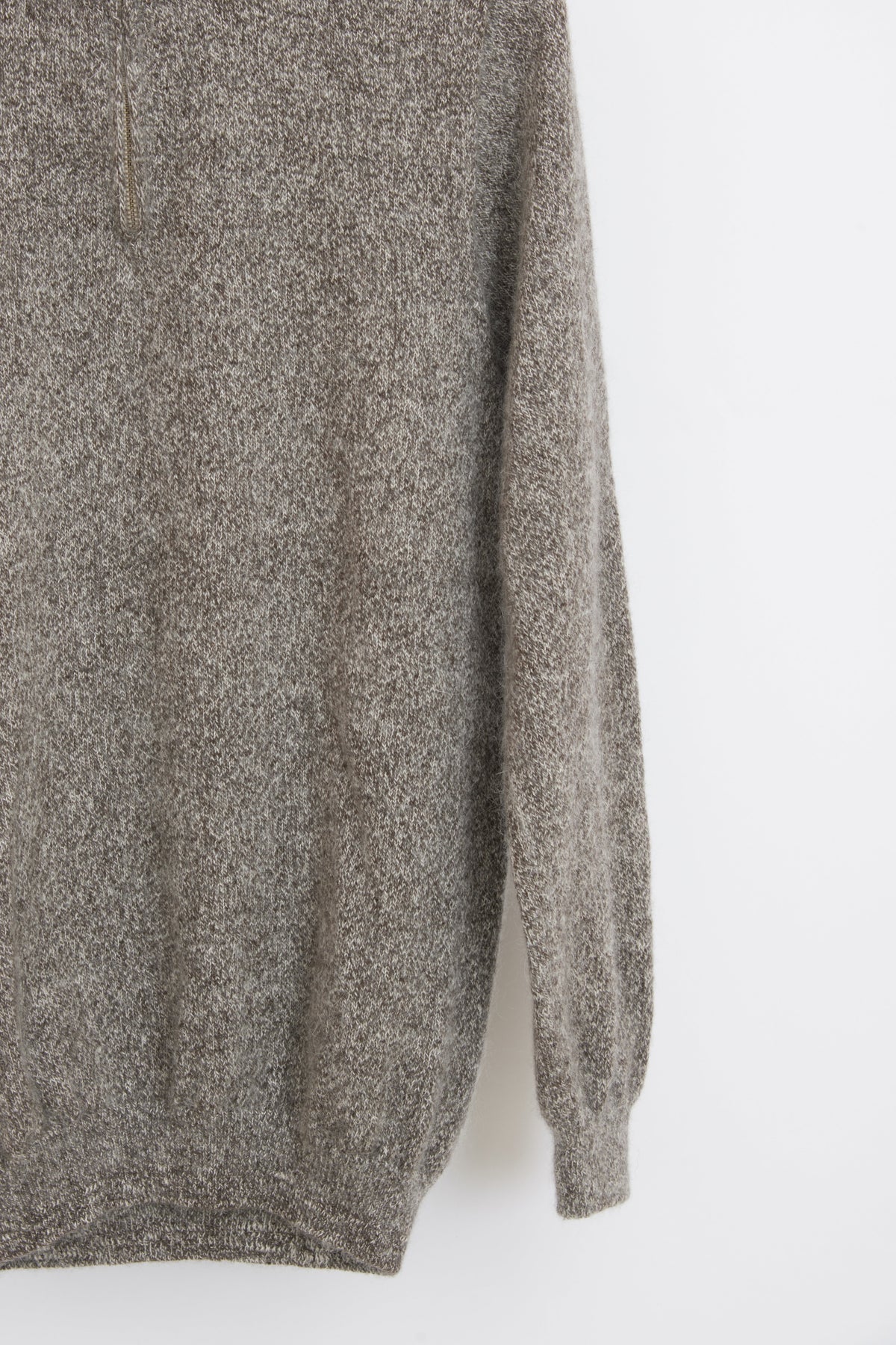 Pull en laine yack col cheminée pour homme