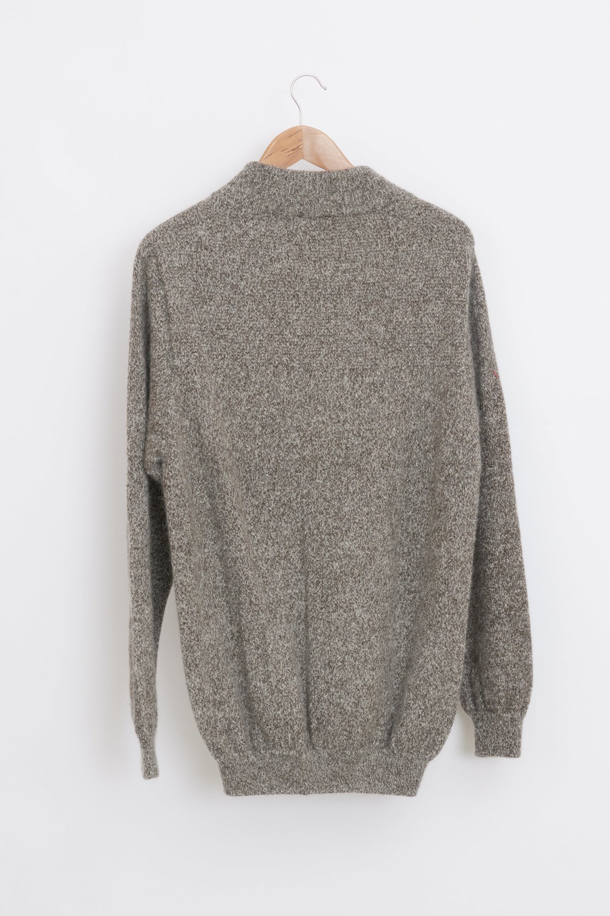 Pull en laine yack col cheminée pour homme
