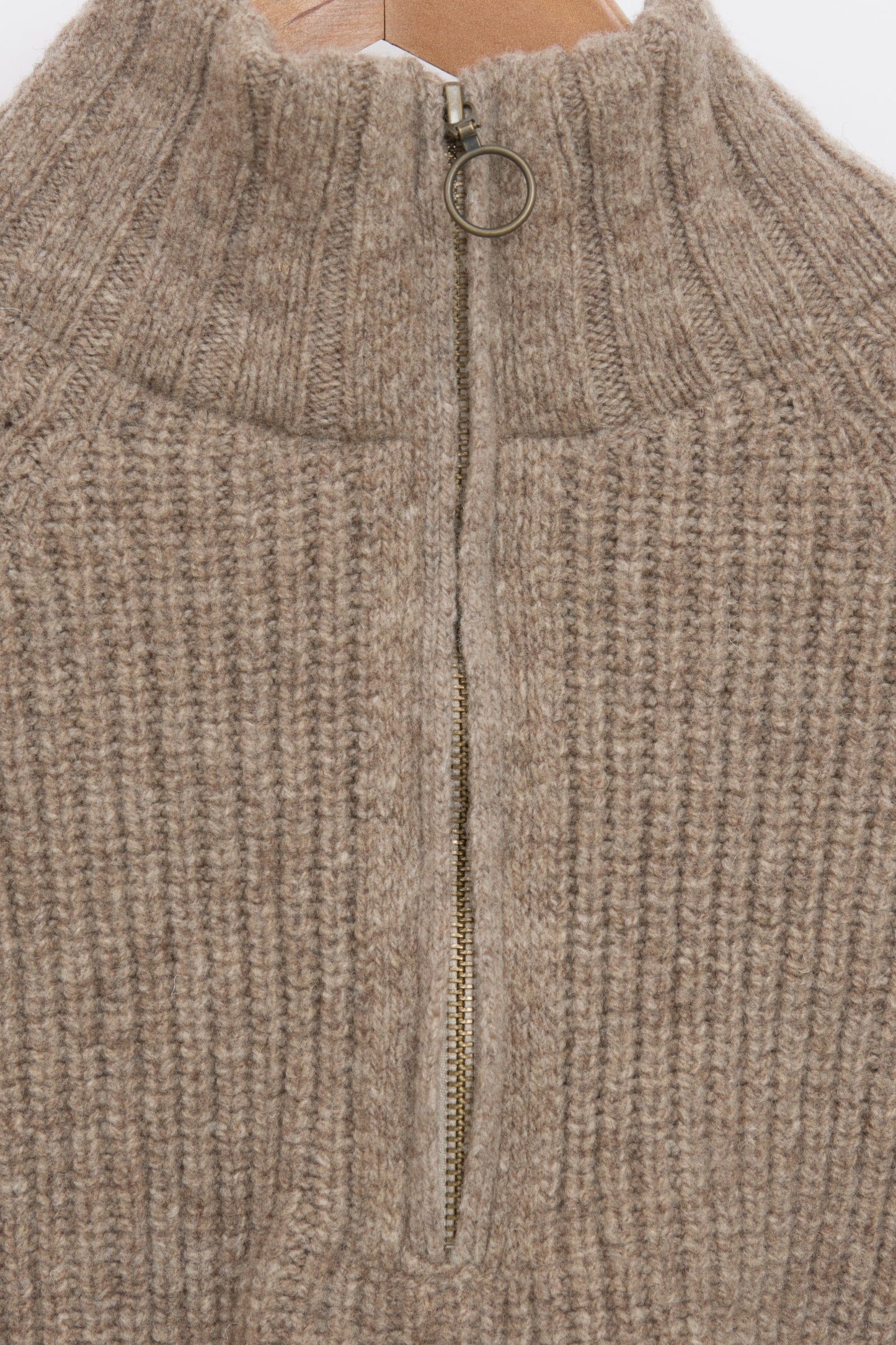 Pull en laine mérinos camionneur femme