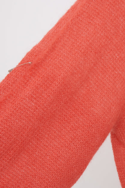 Pull en laine mohair et soie manches 3/4