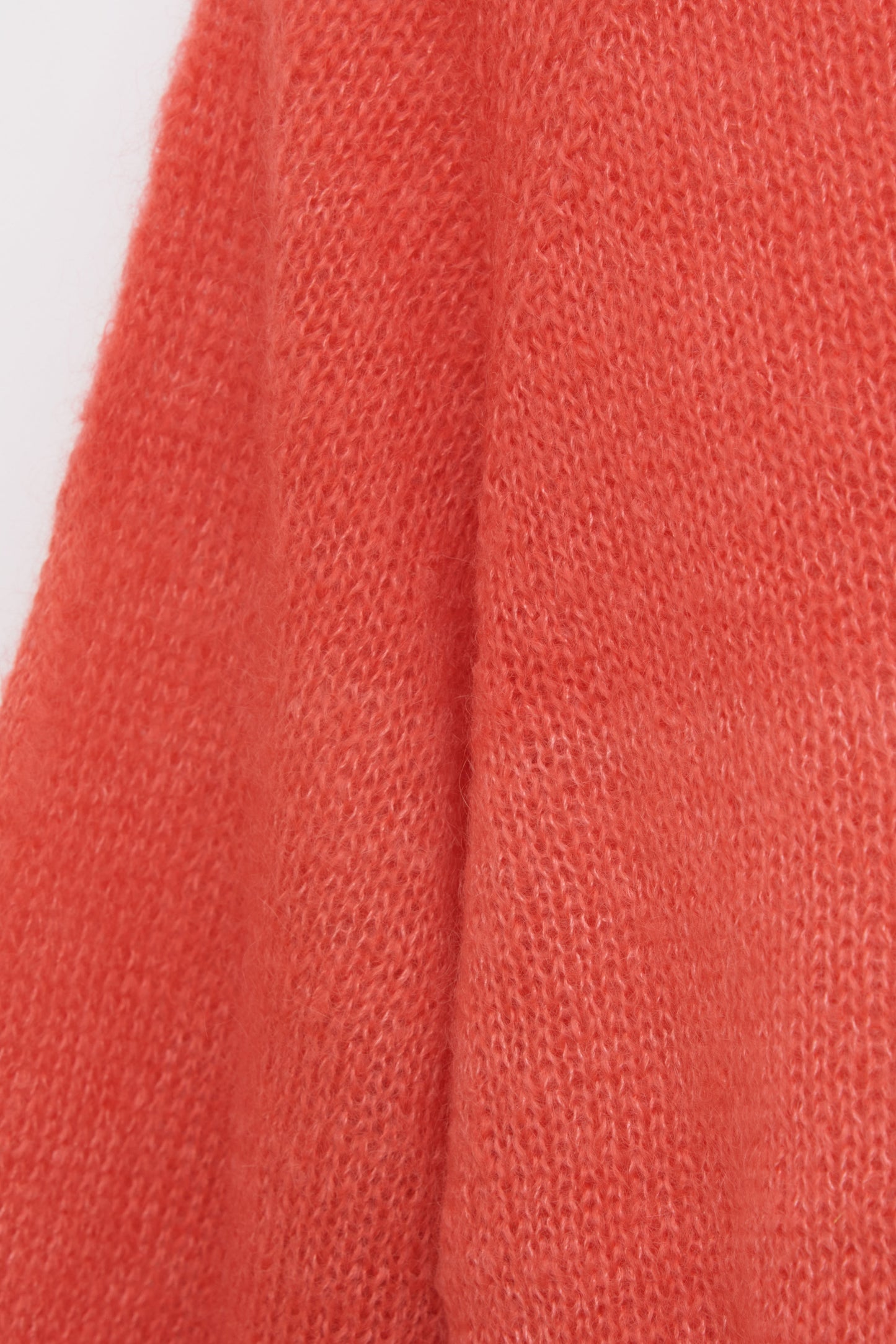 Pull en laine mohair et soie manches 3/4