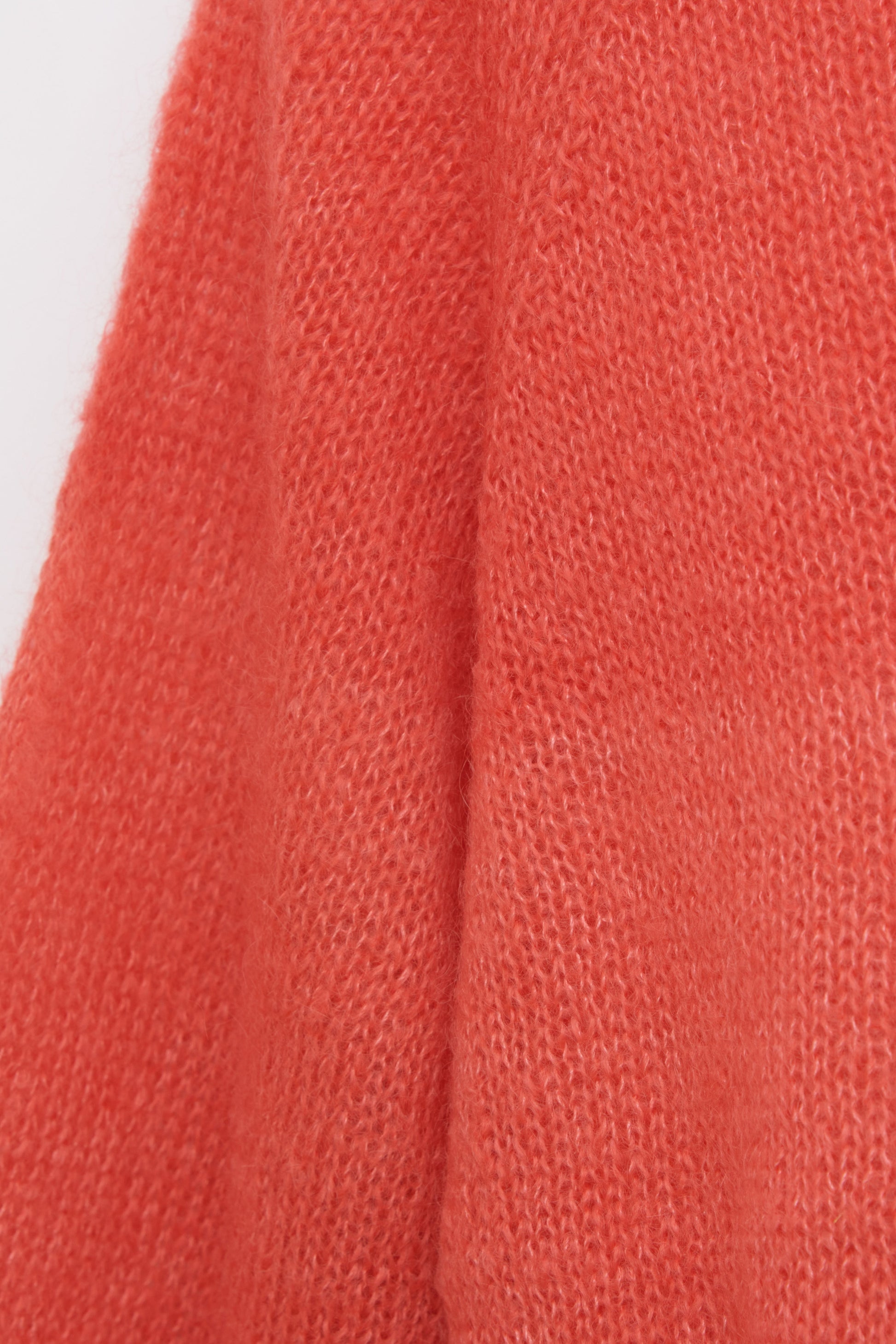 Pull en laine mohair et soie manches 3/4