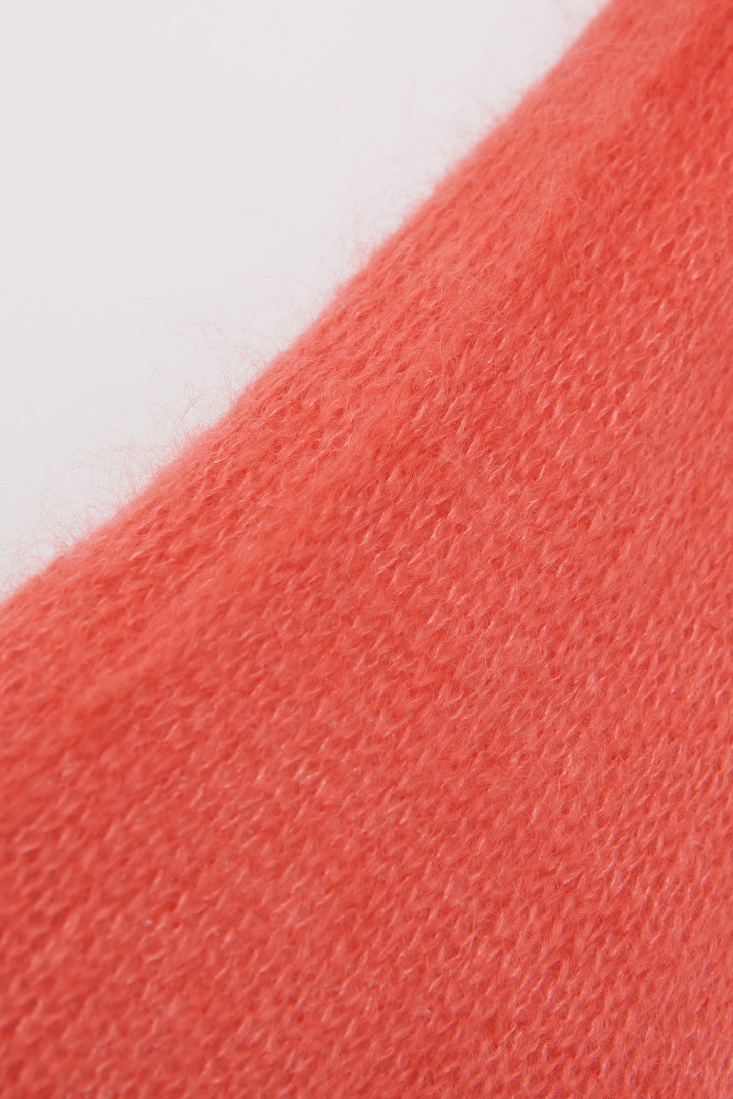 Pull en laine mohair et soie manches 3/4