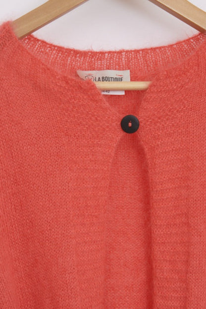 Gilet en laine mohair et soie