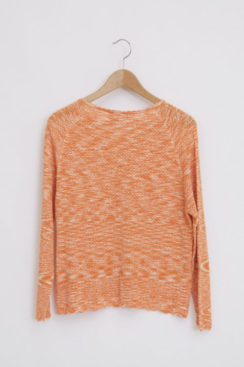 Gilet en coton bio dentelle