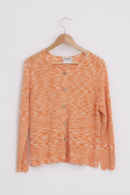 Gilet en coton bio dentelle