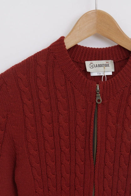 Blouson zippé à poches pour femme