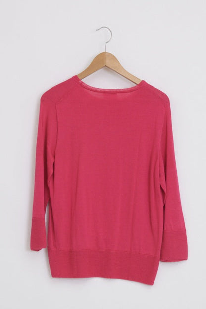 Pull sans manches Fucshia