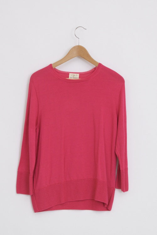 Pull sans manches Fucshia